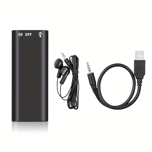 16GB Small Hidden Spy Audio Recorder Device (24hr)