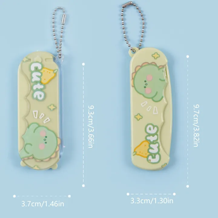 1pc Foldable Travel Comb And Mirror Set