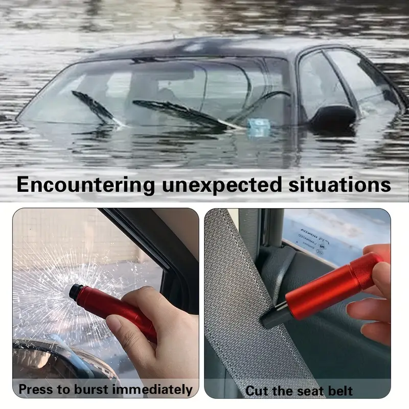 2in1 Car Safety Hammer