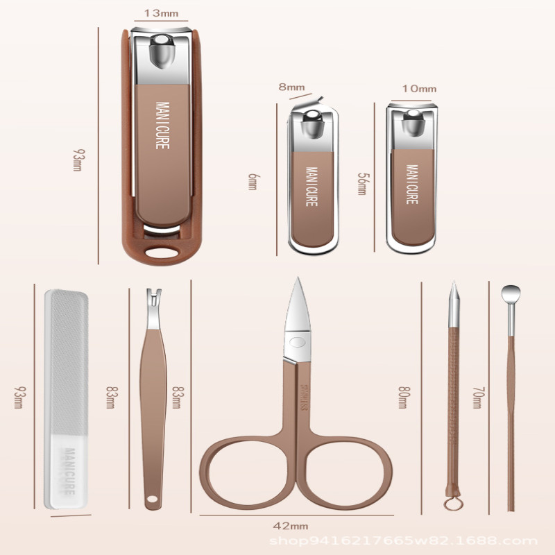 Anti-Splash Nail Clipper Set-(7 PCS)