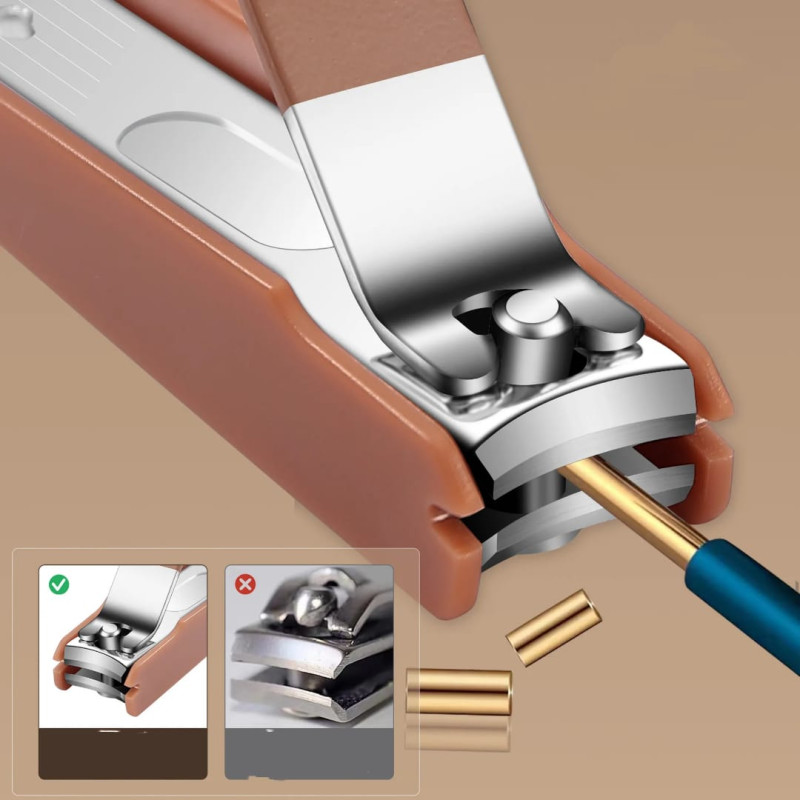 Anti-Splash Nail Clipper Set-(7 PCS)