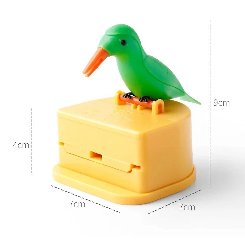 Bird Shape Toothpick Holder Box With Toothpicks for Home Kitchen Party Hotel Restaurant