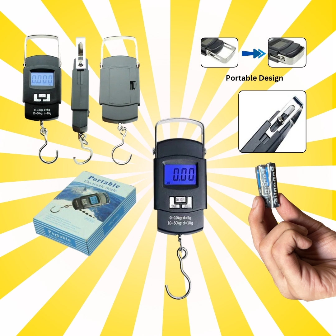 10 G to 50 KG Digital Hanging Weight Scale with Free Battery