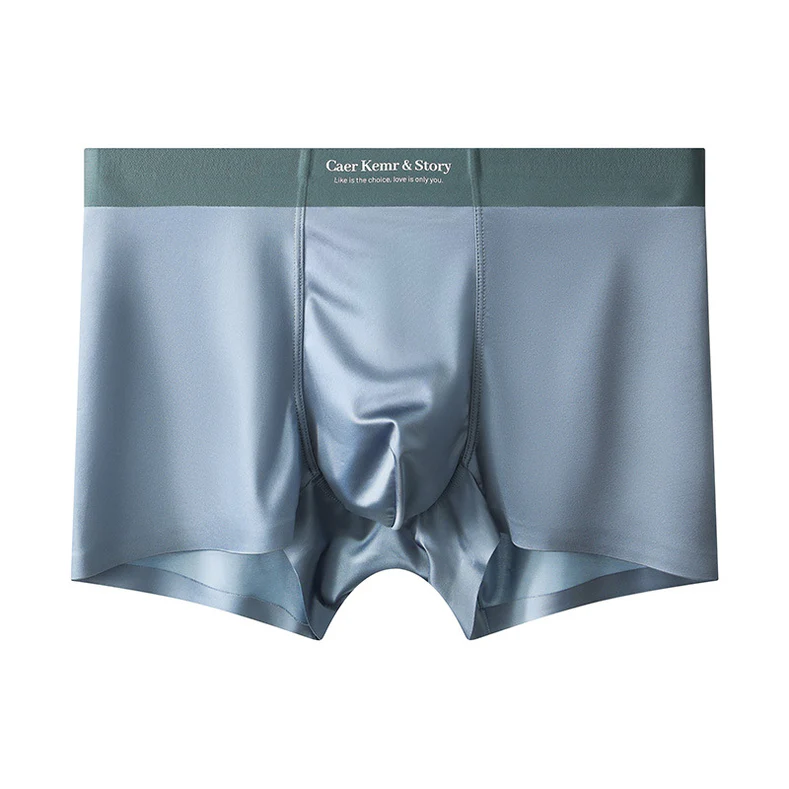High Quality-Men's Elegant Ice Silk Underwear (Mulberry Silk Antimicrobial)