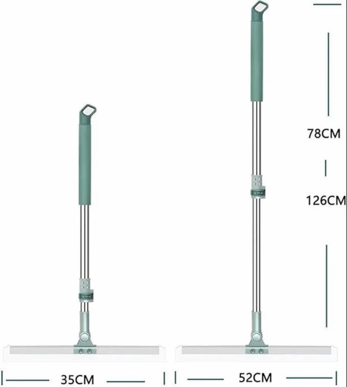 Magic Broom Floor Wiper (Long Handle 180 Degree Rotatable)