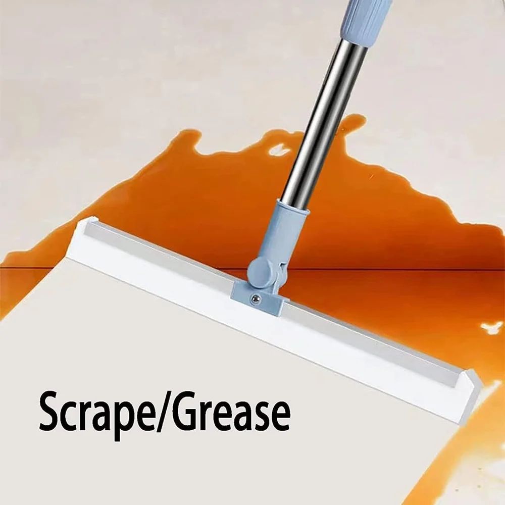 Magic Broom Floor Wiper (Long Handle 180 Degree Rotatable)